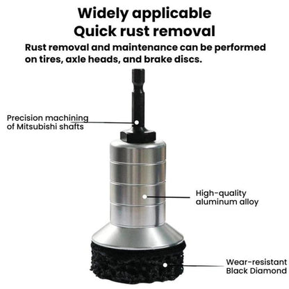 Car Wheel Hub Axle Rust Removal Maintenance Tool Brake Disc Rust Removal & Care Tool