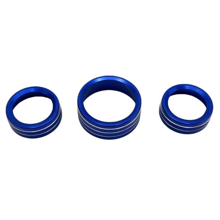 For Dodge Durango / Challenger 3pcs /Set Car Center Console Knob Trim Ring