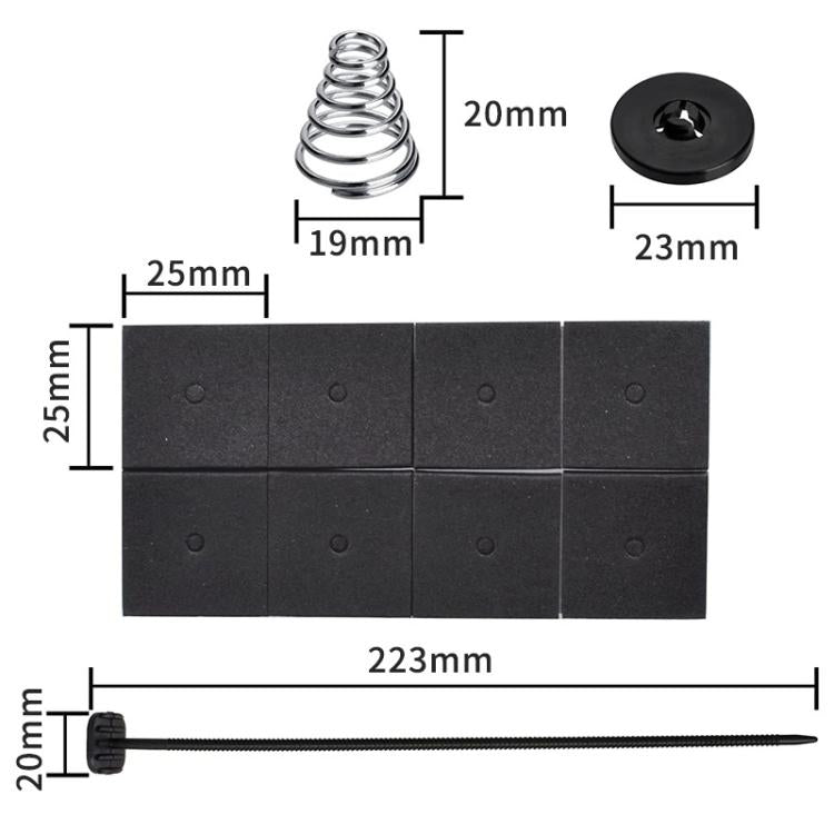 3sets Car Modification Universal Radiator Fan Installation Accessories