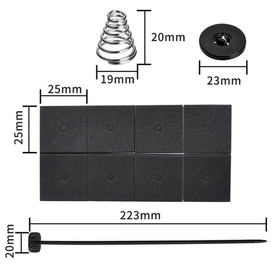 3sets Car Modification Universal Radiator Fan Installation Accessories