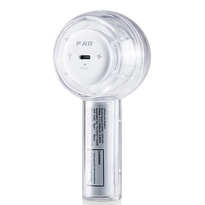 Mini Turbo Convenient USB Dazzling Colorful Light Handheld Fan, F22