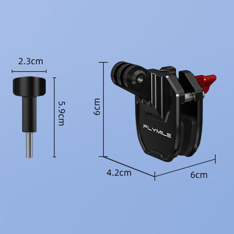 Flymile Camera Motorcycle Windshield Bracket Mounting Clip