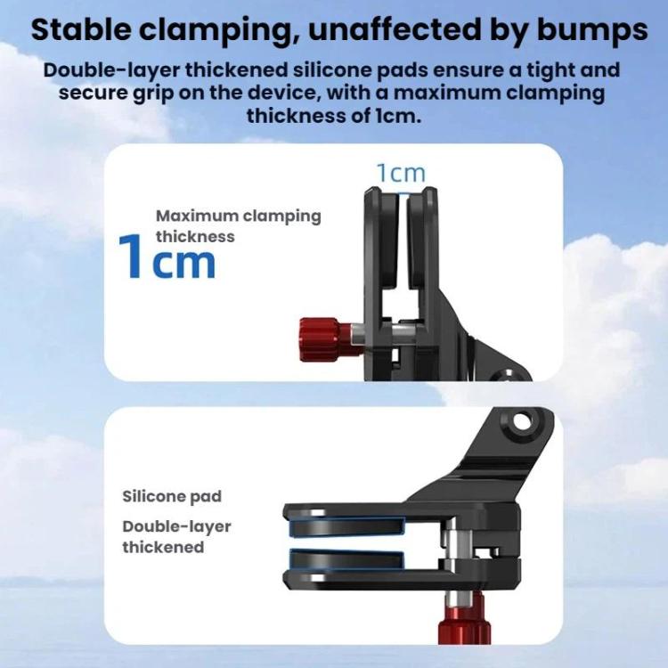 Flymile Camera Motorcycle Windshield Bracket Mounting Clip