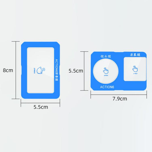 Protector de pantalla de vidrio templado HD para lente de cámara DJI Osmo Action 6 Flymile