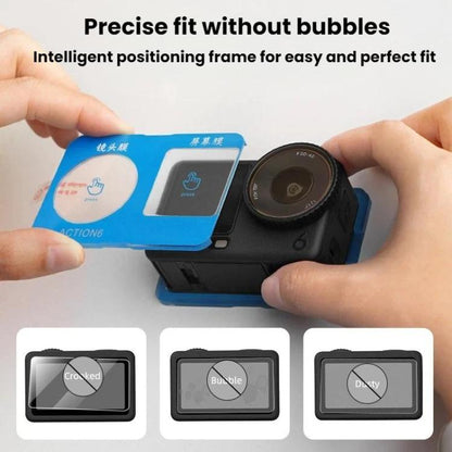 For DJI Osmo Action 6 Flymile Camera Lens HD Tempered Glass Screen Protector