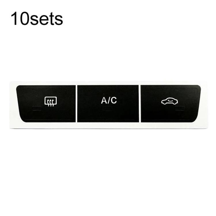 For Volkswagen Lavida 2013-2017 10sets Air Conditioning Center Console Button Repair Sticker