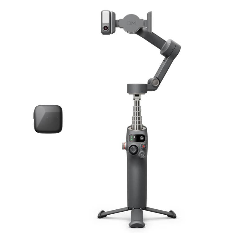 Original Osmo Mobile 7P Vlog Combo With Mic Mini Transmitter, Mobile 7P Vlog Combo White, Mobile 7P Vlog Combo  Black