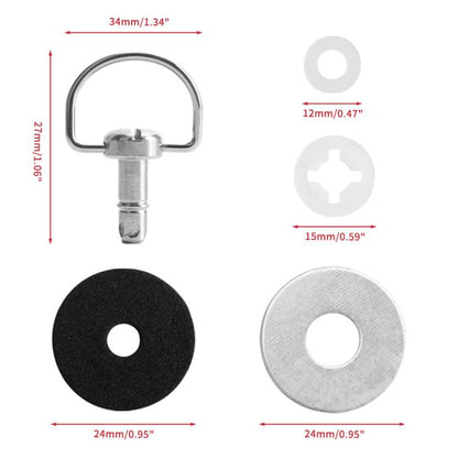 4pcs /Set UTV Conversion Kit Roof Bolt Kit for CAN-AM X3, Bolt Kit
