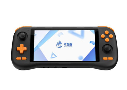 K56 Retro Game Console With 5.5-Inch Touchscreen Android 14 OS, ES-DE Frontend For Faster Gameplay, Without Game Card, 6+128G
