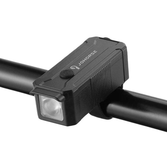 JOHORSE Bicycle Headlight With USB Rechargeable For Cycling Illumination, CB-18055, CB-18055 + Horn