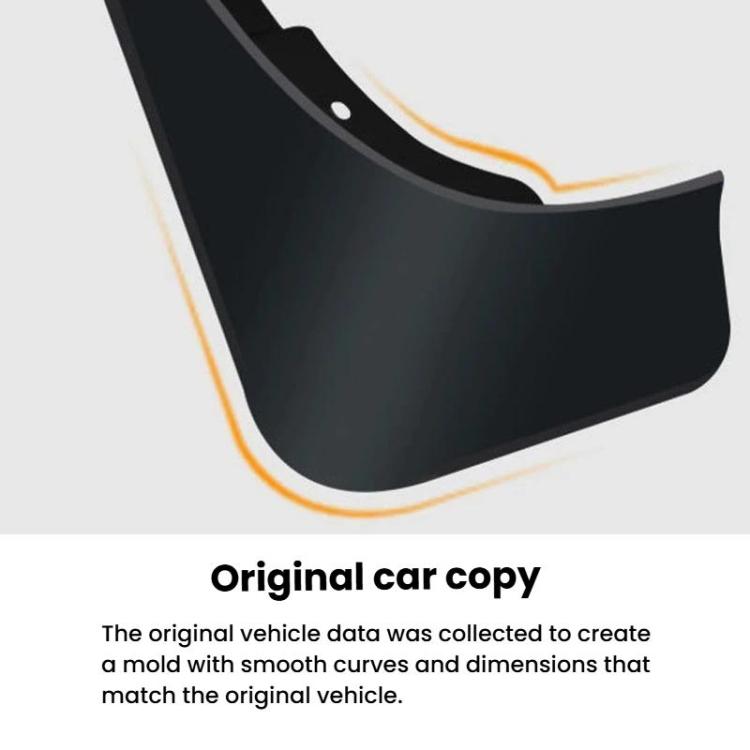 For Homda Fit Jazz 2018-2020 4pcs Car Soft Mud Flaps, For Homda Fit Jazz 2018-2020