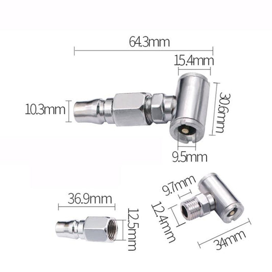Embout de gonflage pour pneus de voiture, double tête, simple tête