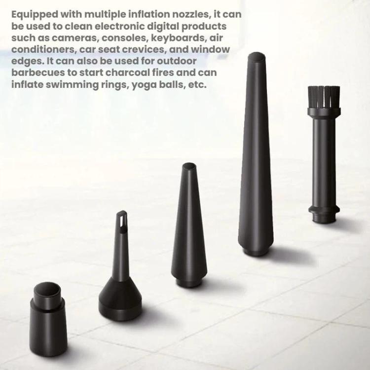Souffleur de poussière portable rechargeable par USB pour clavier et boîtier d'ordinateur, 2000mAh x 3, 2000mAh x 2