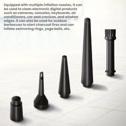 Souffleur de poussière portable rechargeable par USB pour clavier et boîtier d'ordinateur, 2000mAh x 3, 2000mAh x 2