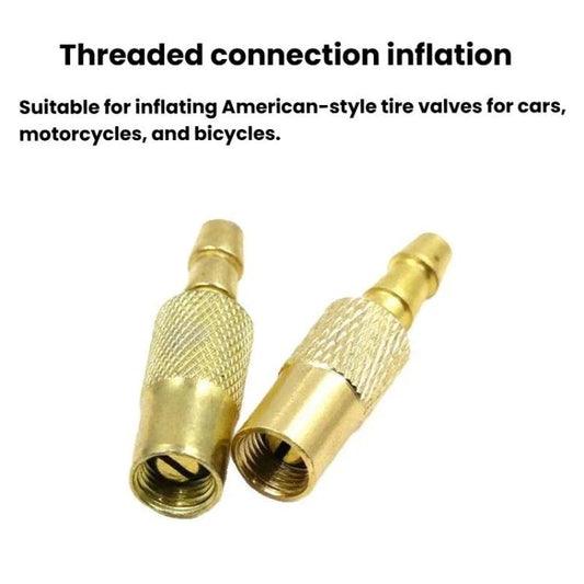 Valve de gonflage universelle pour pneus de voiture, connecteur Pagode, lot de 2