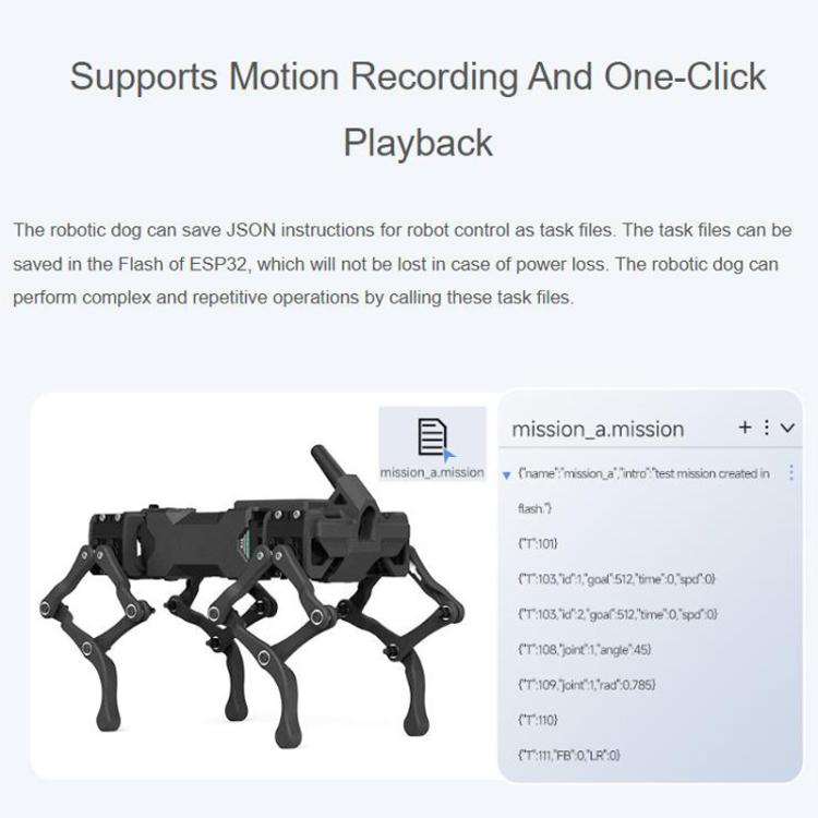 Waveshare WAVEGO Pro 12-DOF Bionic Dog-Like Robot Open Source For ESP32 And Raspberry Pi, Basic, EX, Pi 5