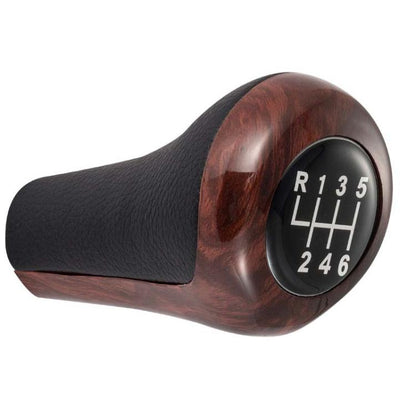 FCXN-A11 For BMW Car Wood Grain Gear Shift Knob Gear Lever Accessories, 6 Speed