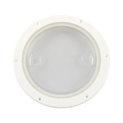 Yacht/Marine Nylon Round Transparent Deck Cover, 4 inch, 6 inch, 8 inch, 4 inch With Screws, 6 inch With Screws, 8 inch With Screws