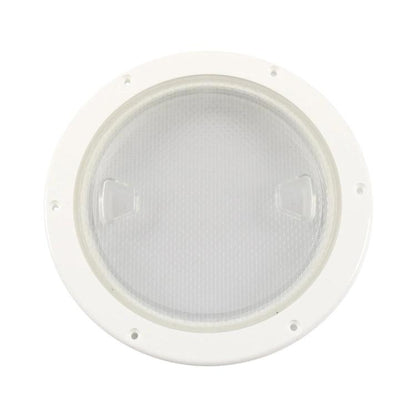 Yacht/Marine Nylon Round Transparent Deck Cover, 4 inch, 6 inch, 8 inch, 4 inch With Screws, 6 inch With Screws, 8 inch With Screws
