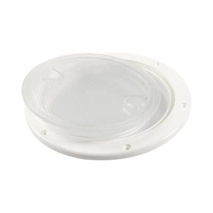 Yacht/Marine Nylon Round Transparent Deck Cover, 4 inch, 6 inch, 8 inch, 4 inch With Screws, 6 inch With Screws, 8 inch With Screws