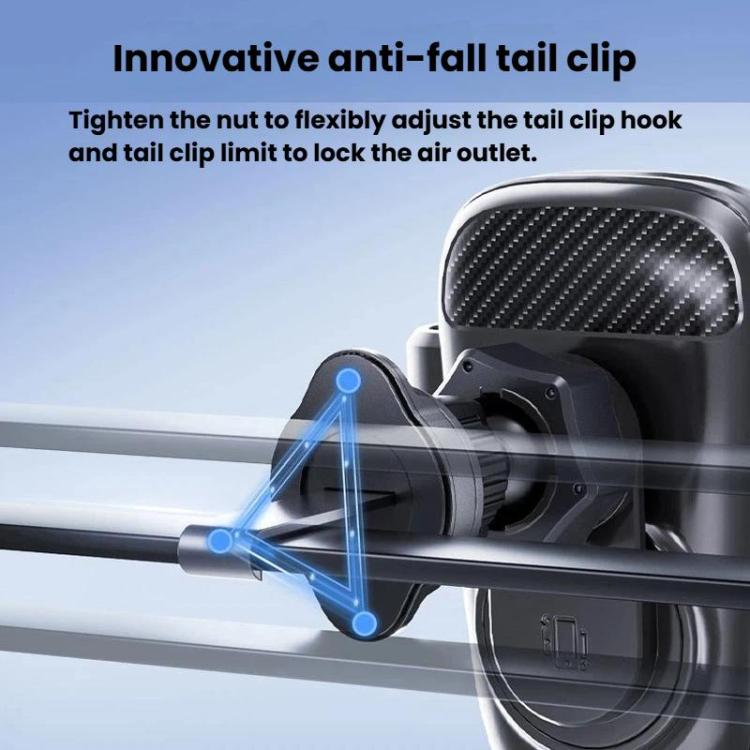 Support Téléphone Voiture M7 pour Grille d'Aération à Gravité avec Clip Anti-Chute, M7