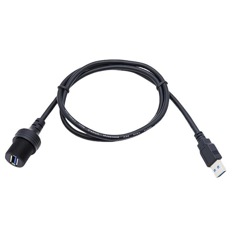 AMAF-Datenladekabel, USB3.0, USB2.0, 1 m, für Armaturenbrettverlängerung, Auto, Boot, Yacht, Stecker auf Buchse