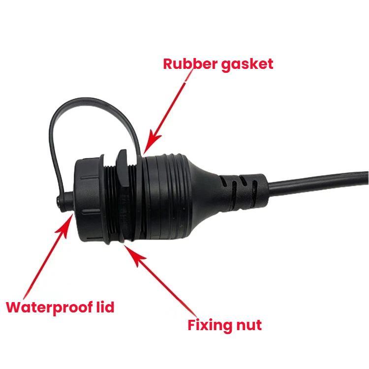 AMAF-Datenladekabel, USB3.0, USB2.0, 1 m, für Armaturenbrettverlängerung, Auto, Boot, Yacht, Stecker auf Buchse