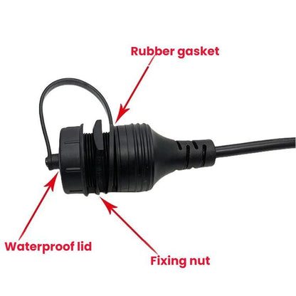 AMAF-Datenladekabel, USB3.0, USB2.0, 1 m, für Armaturenbrettverlängerung, Auto, Boot, Yacht, Stecker auf Buchse
