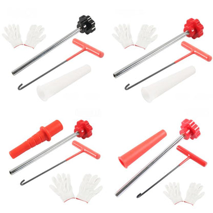 4pcs /Set Valve Stem Installation Removal Tire Repair Tools, A10388-01, A10388-02, A10388-03, A10388-05