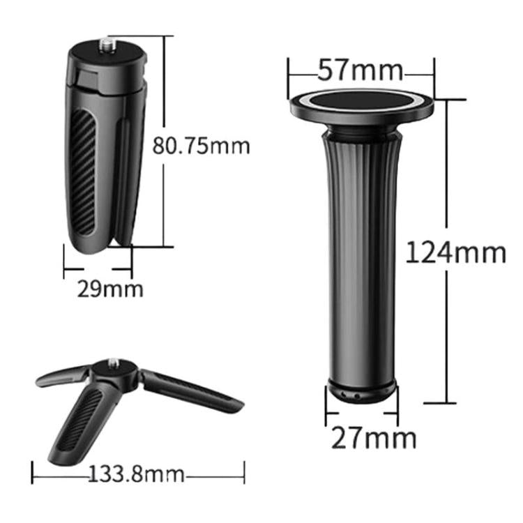 A004 Desktop Magnetic Phone Mount Multi-Functional Retractable Live Streaming & Shooting Stand