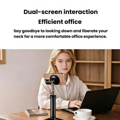 A004 Desktop Magnetic Phone Mount Multi-Functional Retractable Live Streaming & Shooting Stand