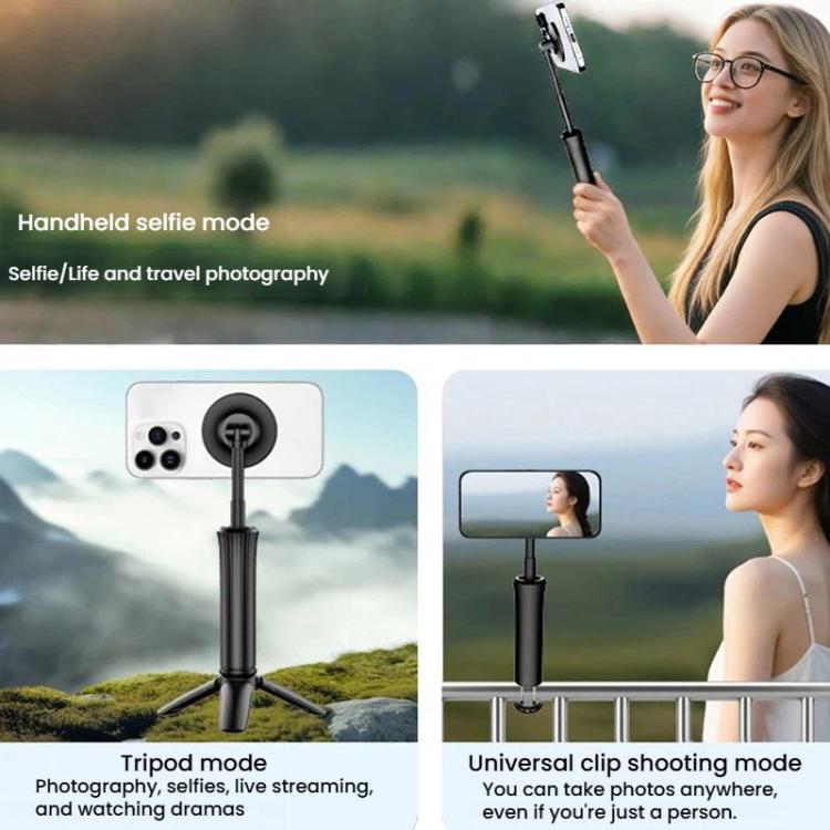 A004 Desktop Magnetic Phone Mount Multi-Functional Retractable Live Streaming & Shooting Stand