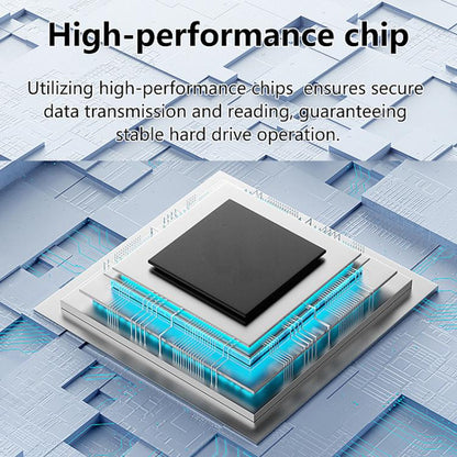 Blueendless U35KS SAS/SATA Mobile Hard Disk Enclosure 2.5/3.5 inch Desktop Laptop Full Metal SSD Enclosure, US Plug, EU Plug, UK Plug, AU Plug
