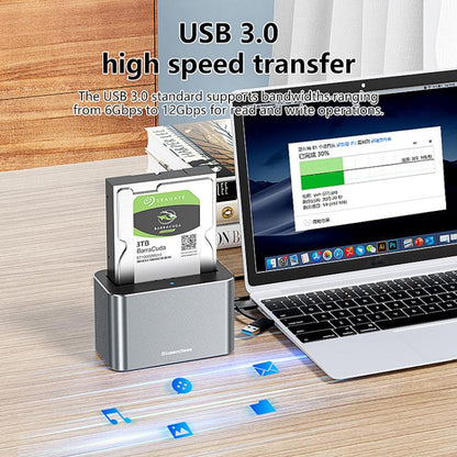 Blueendless HD01S SAS/SATA Universal Hard Drive Dock 2.5/3.5 Inch 20TB Computer Desktop Type-C Hard Drive Enclosure 3.0, US Plug, EU Plug, UK Plug, AU Plug