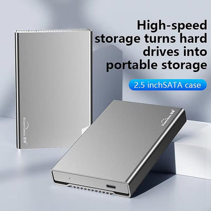 Blueendless U23QC 2.5 inch Mobile Hard Drive Enclosure USB3.0 Metal SATA Serial Port Laptop External Solid State SSD, 10mm, 15mm