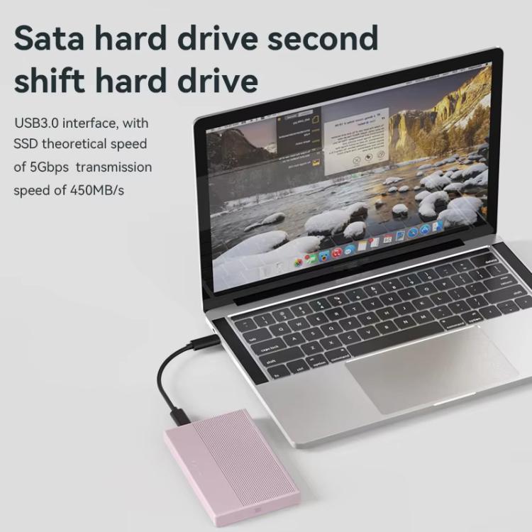 Blueendless MR23G Type-C 3.0 SATA 2.5 inch Solid State Mechanical Aluminum Mobile Hard Drive Enclosure