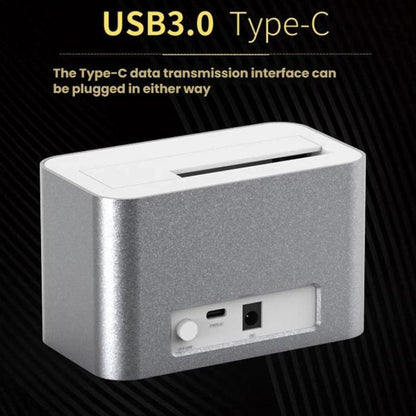 Blueendless HD01 2.5/3.5 Inch Hard Drive Enclosure USB 3.0 Desktop Computer SATA Solid-State/Mechanical External Portable Hard Drive Case, US Plug, EU Plug, UK Plug, AU Plug