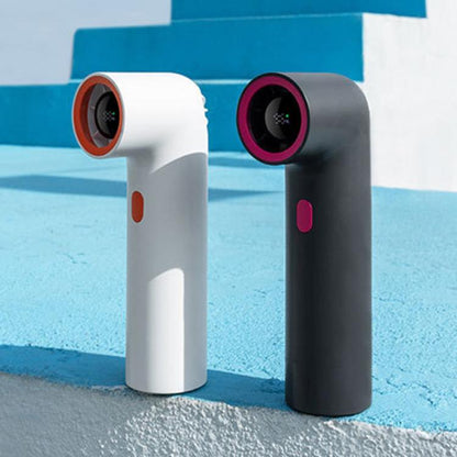 Mini ventilateur portable F21 à tube incurvé à grande vitesse, avec affichage numérique de la puissance