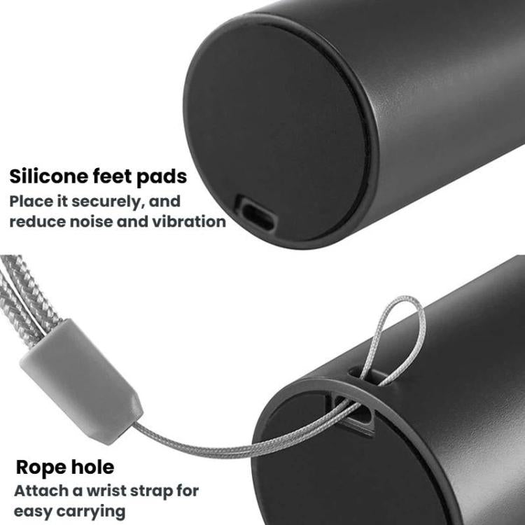 Mini ventilateur portable F21 à tube incurvé à grande vitesse, avec affichage numérique de la puissance