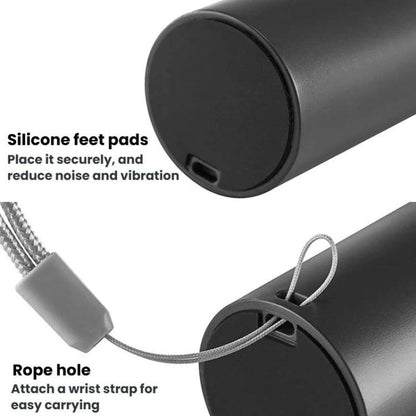 Mini ventilateur portable F21 à tube incurvé à grande vitesse, avec affichage numérique de la puissance