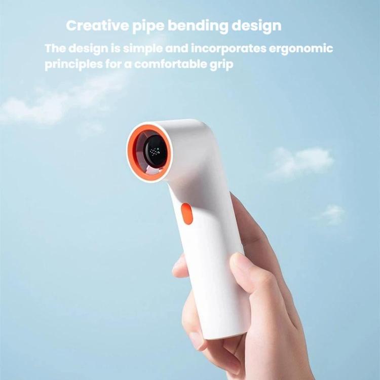 Mini ventilateur portable F21 à tube incurvé à grande vitesse, avec affichage numérique de la puissance