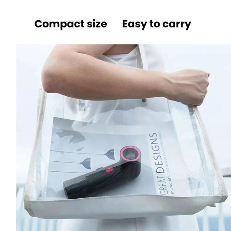 Mini ventilateur portable F21 à tube incurvé à grande vitesse, avec affichage numérique de la puissance