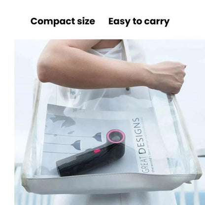Mini ventilateur portable F21 à tube incurvé à grande vitesse, avec affichage numérique de la puissance