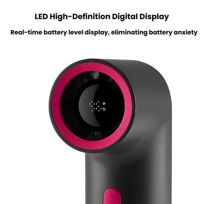 Mini ventilateur portable F21 à tube incurvé à grande vitesse, avec affichage numérique de la puissance