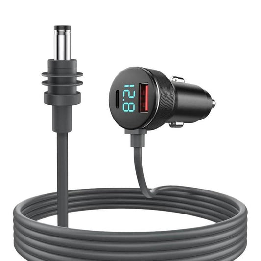 شاحن سيارة مقاوم للماء بقوة 163 واط من FSJ-089، متوافق مع شاشة Starlink Mini الرقمية، يعمل بتيار مستمر، مزود بسلك ولاعة سجائر، متوفر باللون الأسود بطول 3 أمتار، والأسود بطول 5 أمتار، والرمادي بطول 3 أمتار، والرمادي بطول 5 أمتار.