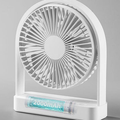 Mini-ventilateur de bureau F3A Slim, ventilateur de bureau USB silencieux pour la maison, ventilateur portable rechargeable