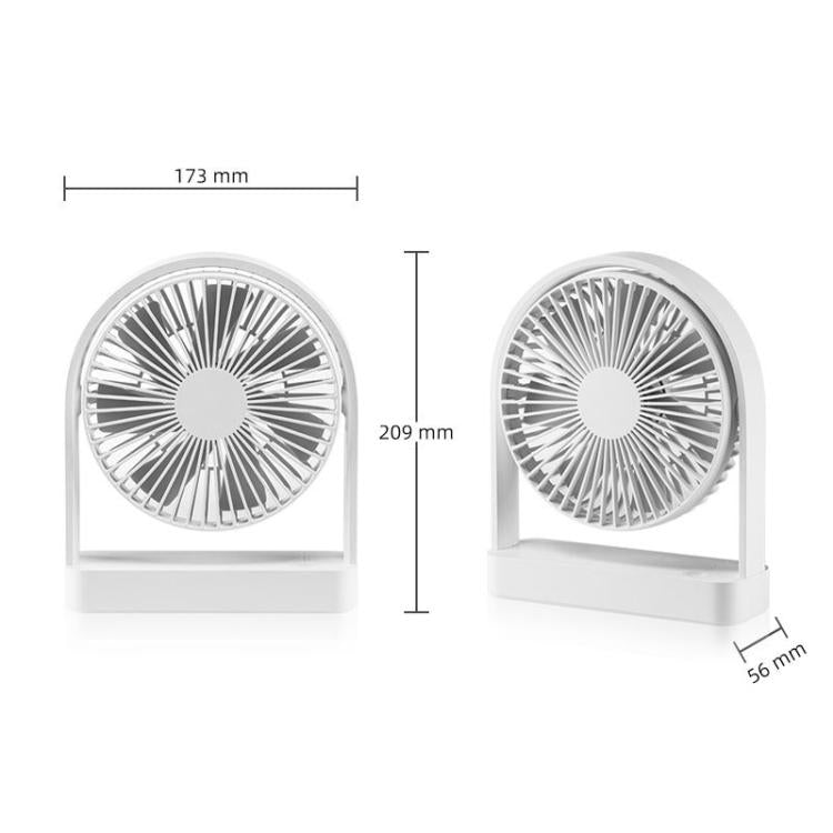 Mini-ventilateur de bureau F3A Slim, ventilateur de bureau USB silencieux pour la maison, ventilateur portable rechargeable