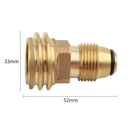 Outdoor Camping Propane Refill Adapter Portable Gas Stove Conversion Connector, Yellow