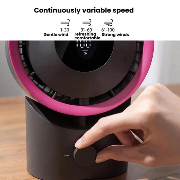 Ventilateur de bureau USB F6 Rechargeable, ventilateur électrique domestique haute puissance, 4000 mAh Standard