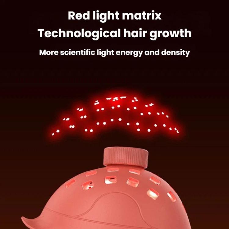 SF-001 660nm Silicone Wireless Remote-Controlled Red Light Hair Growth Device Portable Anti-Hair Loss Hair Care Cap